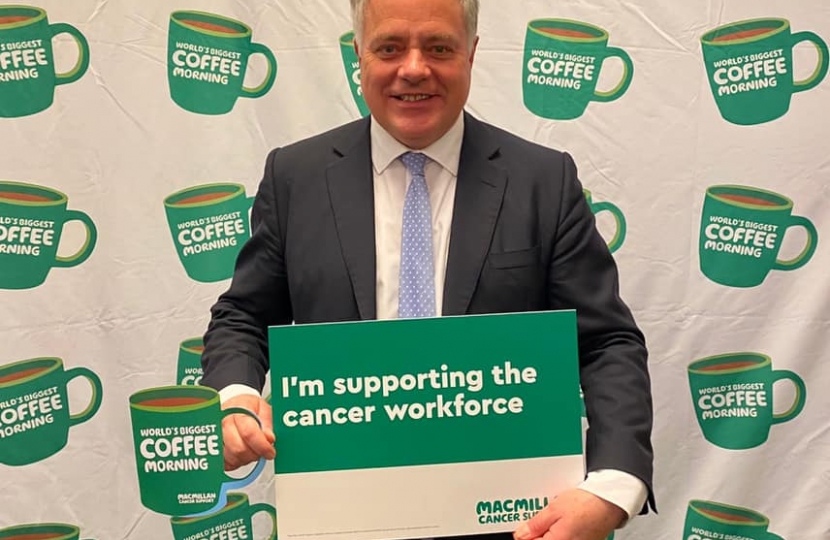 Simon Baynes MP - Macmillan Cancer Support