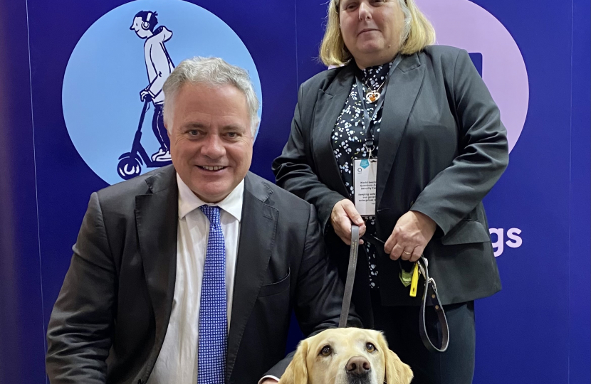 Simon Baynes MP - Guide Dogs Conservative Party Conference