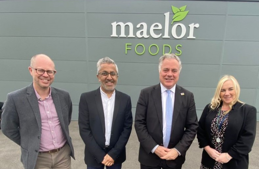 Simon Baynes MP - Maelor Foods